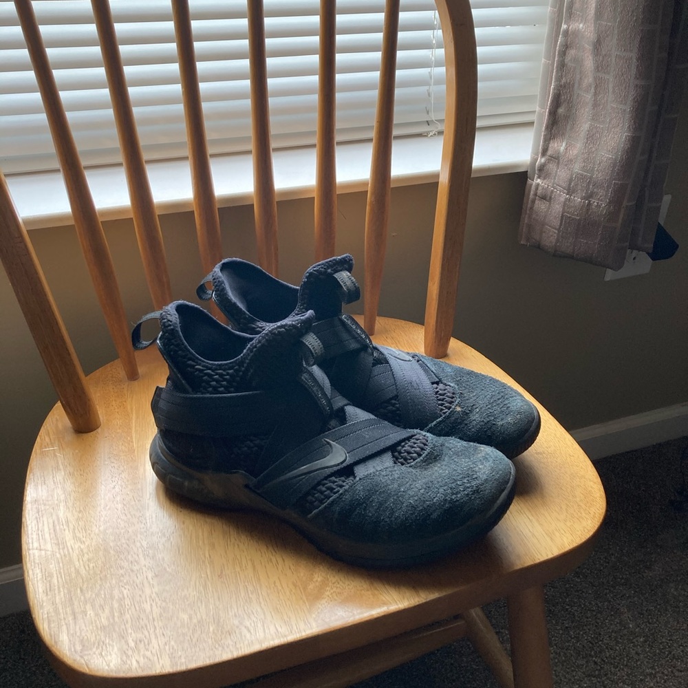 Nike Zoom Lebron Soldier XII 12 All Black Snake